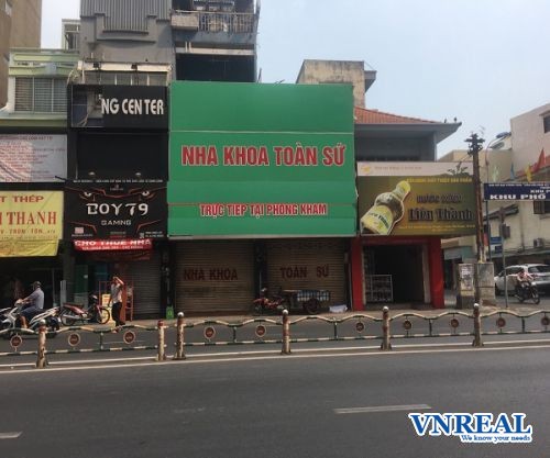 cho thue nha mat tien phan dang luu 8x18m 4 tang gia 120 trieu