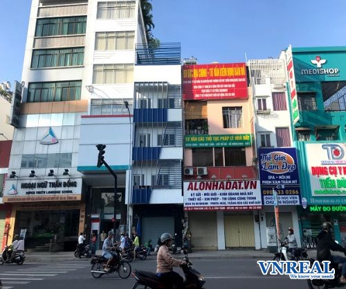 cho thue nha quan binh thanh mat tien duong phan dang luu 5x22m tret   4 lau  gia 120 trieu