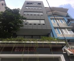 cho thue nha song da  38 x 19m  hamtret lung 6 lau 150 trieu thang