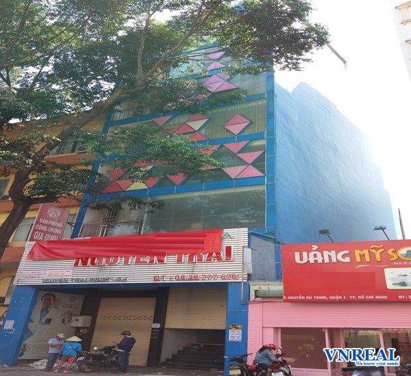 cho thue toa nha mat tien nguyen trai quan 1