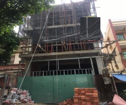 cho thue nha duong tran van du   quan tan binh 6x34m2 1 ham  1 lung  6 lau  150 trieu thang