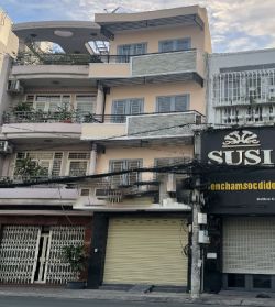 cho thue nha mat tien duong ut tich dien tich 4x16m 4 lau gia 50tr thang