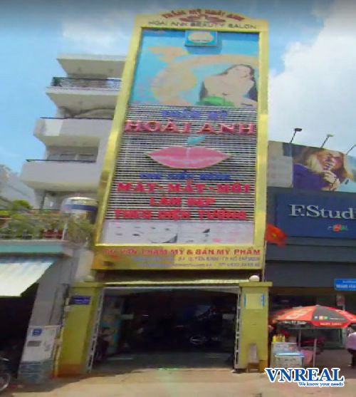 cho thue nha mat tien duong hoang van thu dien tich 4x24m 4 lau gia 58tr thang