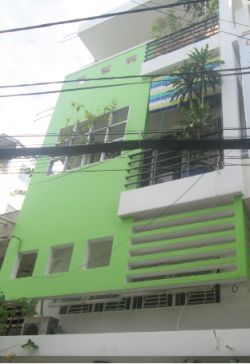 cho thue nha hem xe hoi d1 quan bt dt 4 5x15m gia 22tr