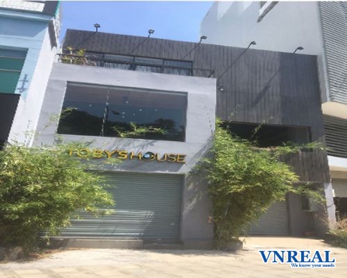 cho thue nha mat tien tran quoc hoan p4 tb  dt 9x 24 1 tret 2 lau gia 85tr