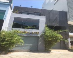 cho thue nha mat tien tran quoc hoan p4 tb  dt 9x 24 1 tret 2 lau gia 85tr