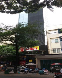 cho thue toa nha vo van tan 8mx25m  ham 9 tang  quan 3