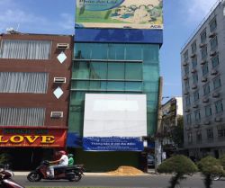 cho thue nha mat tien xvnt 2 chieu dt 4 x 20 1 tret 3 lau gia  90tr thang