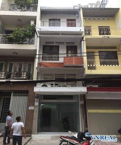 cho thue nha  duong ban co dt 3 5x12m 2 lau gia 33 trieu  