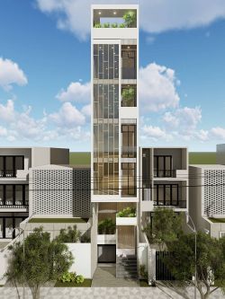 cho thue nha duong tan cang 6 x 21 m ham tret lung 5 lau 240 trieu  thang