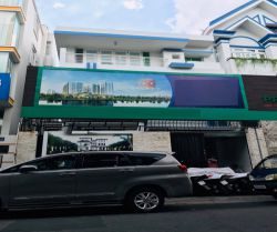 cho thue mat bang quan phu nhuan mat tien duong hoa lan dt  8x20m ham 4 lau gia 70 trieu thang