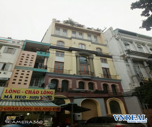 cho thue nha mat tien hoang hoa tham dt 105 x 20m tret 3 lau gia 150 tr th