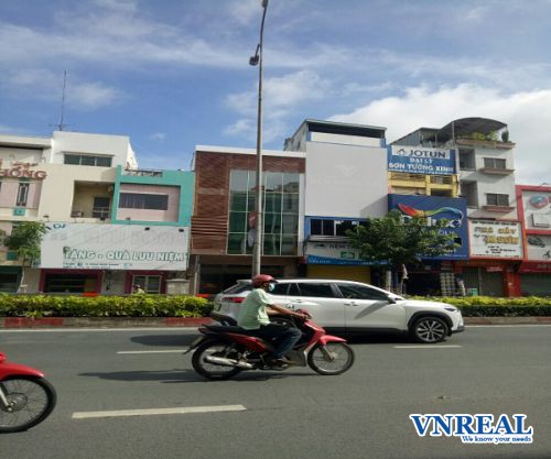 cho thue nha mat tien cong hoa dt 6 x 13m 1t 3l gia 45 tr th