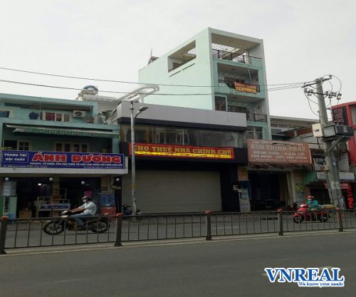 cho thue nha mat tien bach dang dt 8 x 50m 1t1l gia 220 tr th