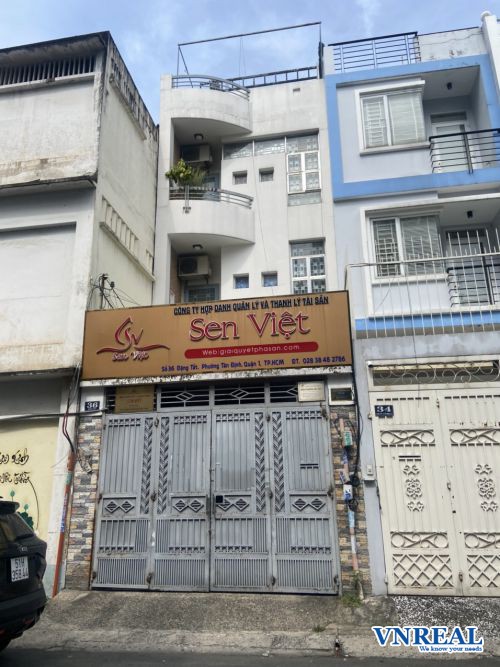 cho thue nha mat tien duong dang tat 4x23 2 lau 52 trieu