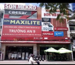 cho thue nha mat tien duong dinh bo linh dt 17m x 16m 1 ham 3 lau gia 200tr th