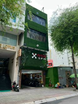 cho thue nha mat tien duong thi sach q 1 dt 4 85 x 24m 1 tret 3 lau gia net 8000usd